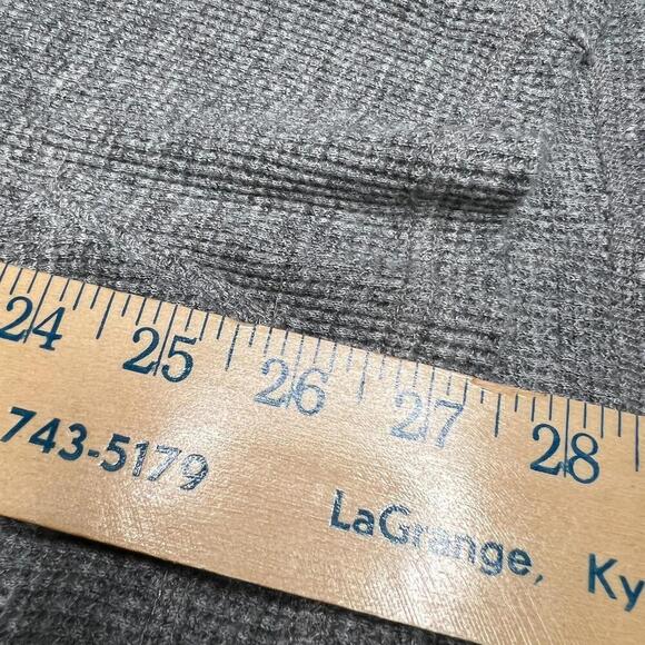 Polo Ralph Lauren Men’s Waffle Knit Hoodie – Gray, Size XL - Picture 9 of 12